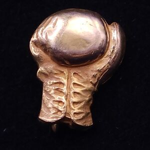 Vintage GF boxing glove pin
